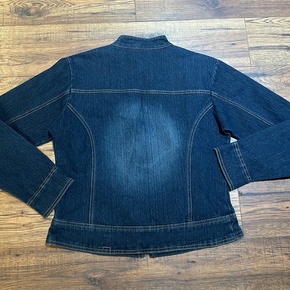 Erica Brooke Collection Jean Jacket Size Large - Picture 2 of 12